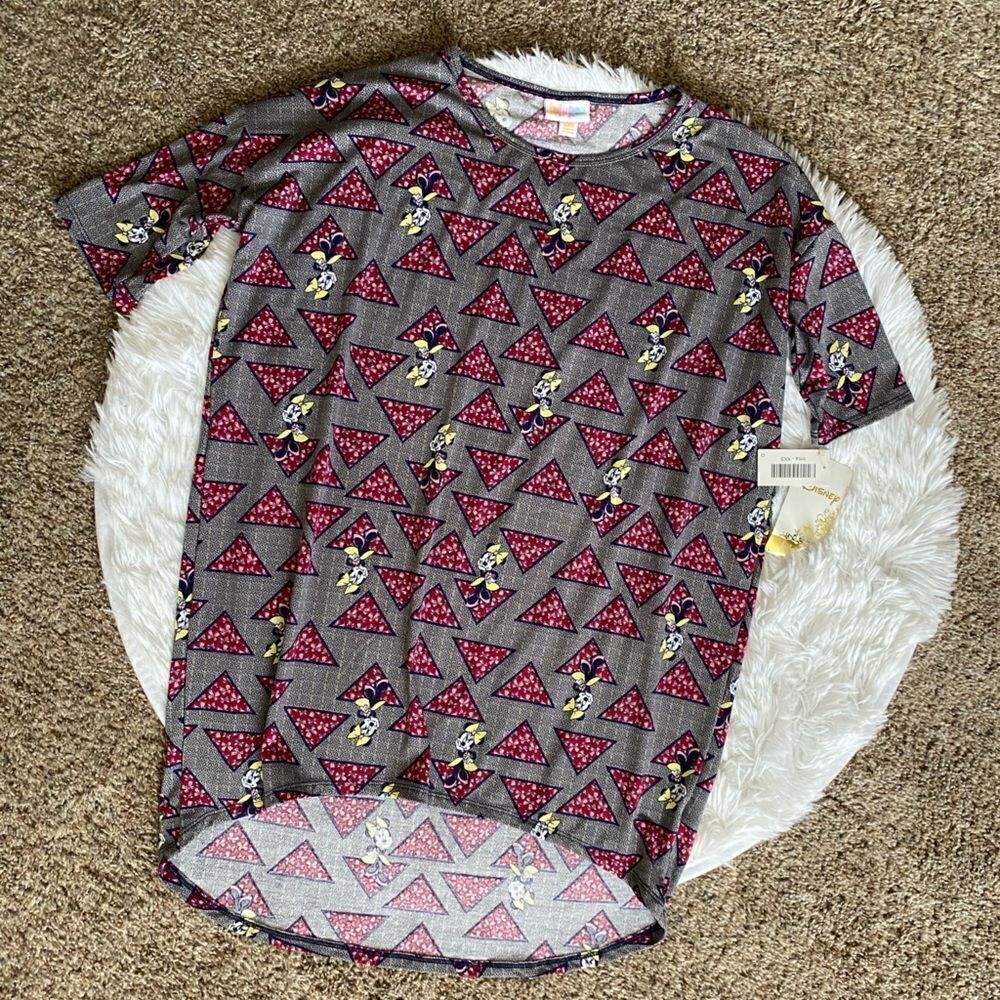 LULAROE Disney Minnie Mouse Irma Top New Womens Size XXS